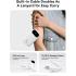 Baseus Qpow 3 Digital Display Power Bank with 2 Built-in USB-C Cables 10000mAh 45W Cosmic - White